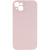 Чехол Silk Full Camera Protective (AA) NO LOGO для Apple iPhone 14 (6.1") Розовый / Pink Sand