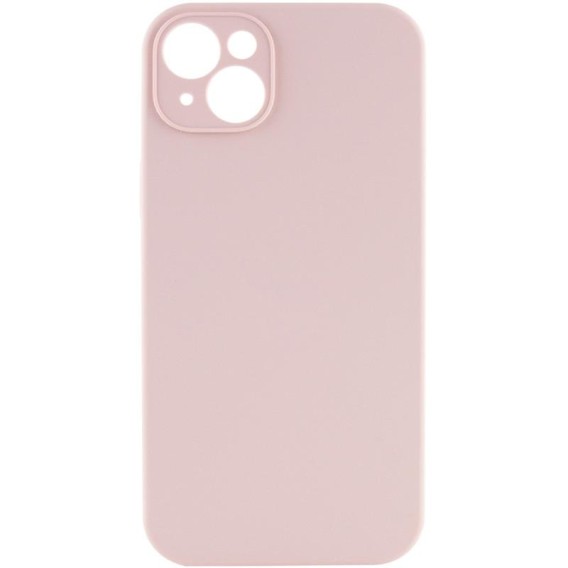 Чехол Silk Full Camera Protective (AA) NO LOGO для Apple iPhone 14 (6.1") Розовый / Pink Sand