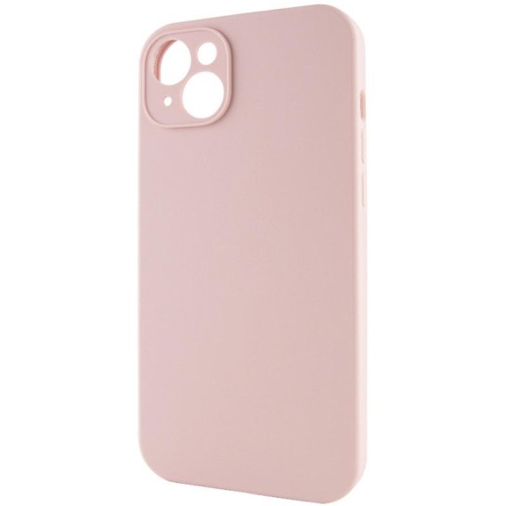 Чехол Silk Full Camera Protective (AA) NO LOGO для Apple iPhone 14 (6.1") Розовый / Pink Sand