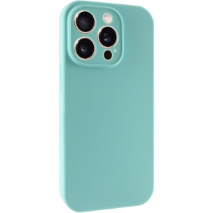 Чохол Silk Full Camera Protective (AA) NO LOGO для Apple iPhone 14 Pro (6.1") Бірюзовий / Marine Green
