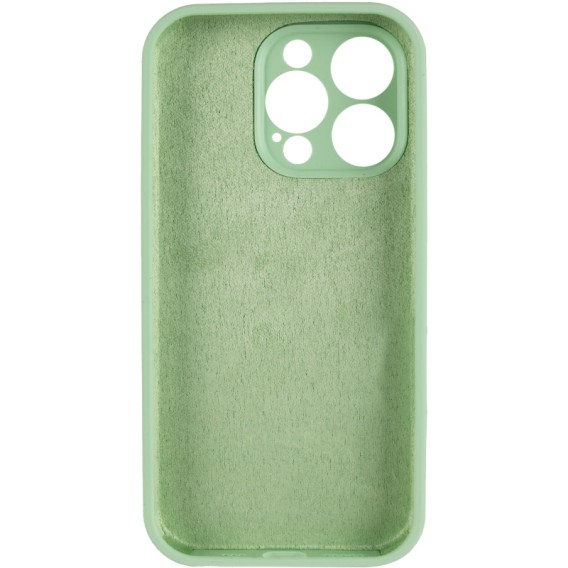 Чохол Silk Full Camera Protective (AA) NO LOGO для Apple iPhone 14 Pro (6.1") Зелений / Pistachio Чохол Silk Full Camera Protective (AA) NO LOGO для Apple iPhone 14 Pro (6.1") Зелений / Pistachio