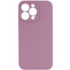 Чохол Silk Full Camera Protective (AA) NO LOGO для Apple iPhone 14 Pro (6.1") Ліловий / Lilac Pride