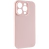 Чохол Silk Full Camera Protective (AA) NO LOGO для Apple iPhone 14 Pro (6.1") Рожевий / Chalk Pink