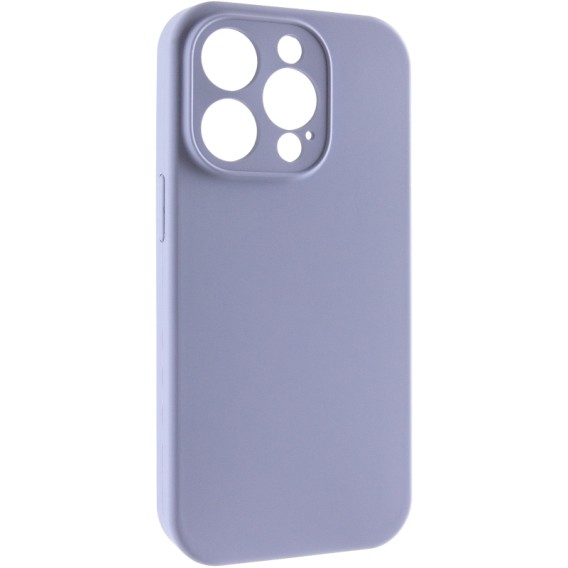 Чохол Silk Full Camera Protective (AA) NO LOGO для Apple iPhone 14 Pro (6.1") Сірий / Lavender Gray