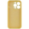 Чохол Silk Full Camera Protective (AA) NO LOGO для Apple iPhone 14 Pro Max (6.7") Жовтий / Mellow Yellow