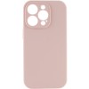 Чохол Silk Full Camera Protective (AA) NO LOGO для Apple iPhone 14 Pro Max (6.7") Рожевий / Pink Sand