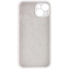Чохол Silk Full Camera Protective (AA) NO LOGO для Apple iPhone 15 (6.1") Білий / White