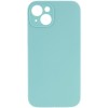 Чохол Silk Full Camera Protective (AA) NO LOGO для Apple iPhone 15 (6.1") Бірюзовий / Marine Green
