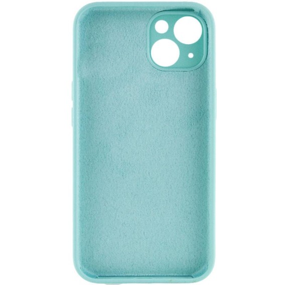 Чохол Silk Full Camera Protective (AA) NO LOGO для Apple iPhone 15 (6.1") Бірюзовий / Marine Green Чохол Silk Full Camera Protective (AA) NO LOGO для Apple iPhone 15 (6.1") Бірюзовий / Marine Green