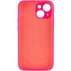 Чохол Silk Full Camera Protective (AA) NO LOGO для Apple iPhone 15 (6.1") Рожевий / Barbie pink