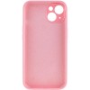 Чохол Silk Full Camera Protective (AA) NO LOGO для Apple iPhone 15 (6.1") Рожевий / Light pink