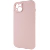 Чохол Silk Full Camera Protective (AA) NO LOGO для Apple iPhone 15 (6.1") Рожевий / Pink Sand