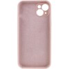 Чохол Silk Full Camera Protective (AA) NO LOGO для Apple iPhone 15 (6.1") Рожевий / Pink Sand