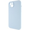 Чохол Silk Full Camera Protective (AA) NO LOGO для Apple iPhone 15 Plus (6.7") Блакитний / Sweet Blue