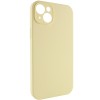 Чохол Silk Full Camera Protective (AA) NO LOGO для Apple iPhone 15 Plus (6.7") Жовтий / Mellow Yellow