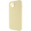 Чохол Silk Full Camera Protective (AA) NO LOGO для Apple iPhone 15 Plus (6.7") Жовтий / Mellow Yellow