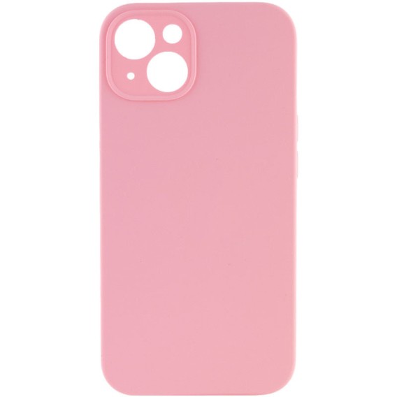 Чохол Silk Full Camera Protective (AA) NO LOGO для Apple iPhone 15 Plus (6.7") Рожевий / Light pink