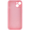 Чохол Silk Full Camera Protective (AA) NO LOGO для Apple iPhone 15 Plus (6.7") Рожевий / Light pink