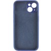 Чохол Silk Full Camera Protective (AA) NO LOGO для Apple iPhone 15 Plus (6.7") Синій / Deep navy