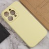 Чохол Silk Full Camera Protective (AA) NO LOGO для Apple iPhone 15 Pro (6.1") Жовтий / Mellow Yellow