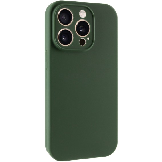 Чехол Silk Full Camera Protective (AA) NO LOGO для Apple iPhone 15 Pro (6.1") Зеленый / Cyprus Green