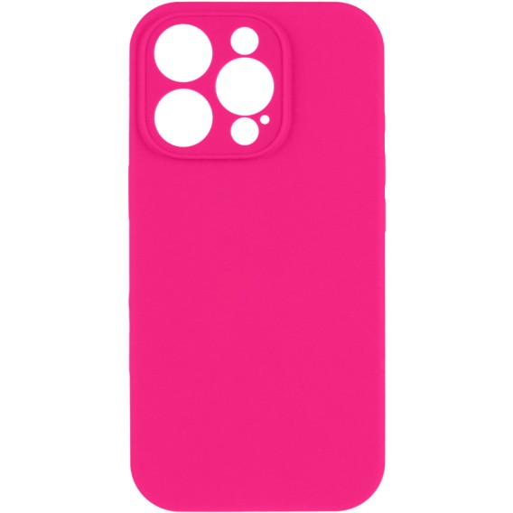 Чохол Silk Full Camera Protective (AA) NO LOGO для Apple iPhone 15 Pro (6.1") Рожевий / Barbie pink Чохол Silk Full Camera Protective (AA) NO LOGO для Apple iPhone 15 Pro (6.1") Рожевий / Barbie pink