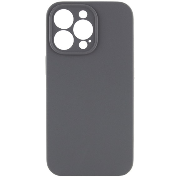 Чохол Silk Full Camera Protective (AA) NO LOGO для Apple iPhone 15 Pro (6.1") Сірий / Dark Gray