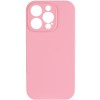 Чохол Silk Full Camera Protective (AA) NO LOGO для Apple iPhone 15 Pro Max (6.7") Рожевий / Light pink