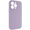 Чохол Silk Full Camera Protective (AA) NO LOGO для Apple iPhone 15 Pro Max (6.7") Бузковий / Lilac