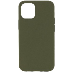 Чохол Silk Full Protective (AA) NO LOGO для Apple iPhone 12 Pro Max (6.7") Зелений / Dark Olive
