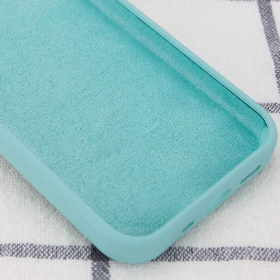 Чохол Silk Full Protective (AA) NO LOGO для Apple iPhone 13 (6.1") Бірюзовий / Marine Green Чохол Silk Full Protective (AA) NO LOGO для Apple iPhone 13 (6.1") Бірюзовий / Marine Green