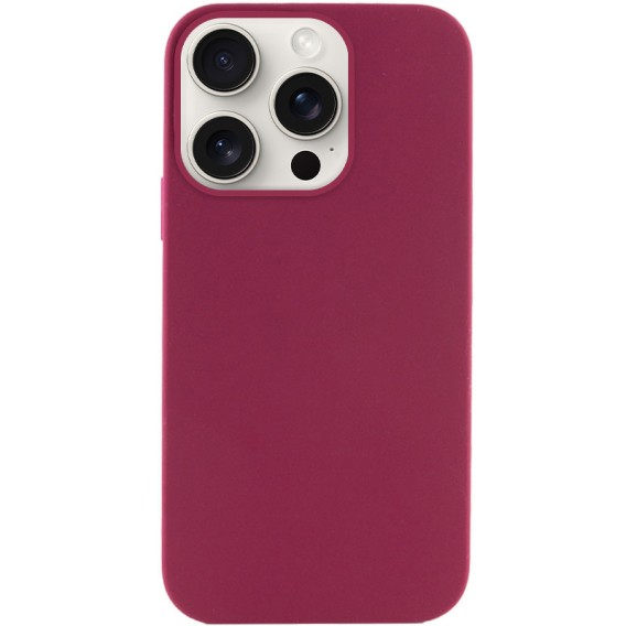 Чохол Silk Full Protective (AA) NO LOGO для Apple iPhone 15 Pro Max (6.7") Бордовий / Maroon