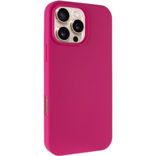 Чехол Silk Full Protective (AA) NO LOGO для Apple iPhone 16 Pro (6.3") Красный / Rose Red
