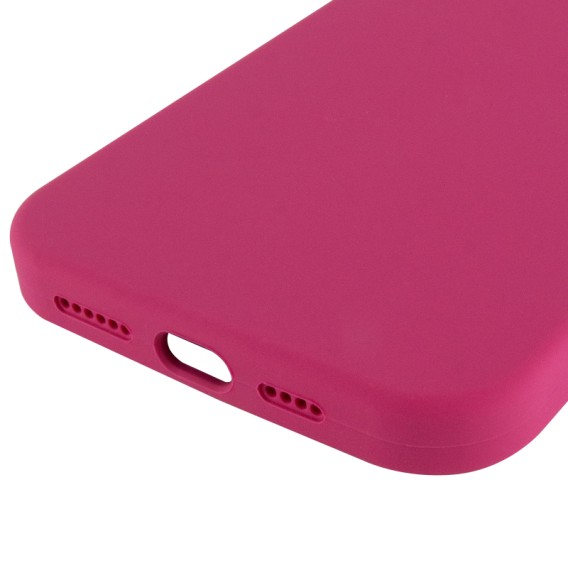 Чохол Silk Full Protective (AA) NO LOGO для Apple iPhone 16 Pro (6.3") Червоний / Rose Red