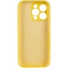 Чохол Silk Full Camera Protective (AA) NO LOGO для Apple iPhone 16 Pro Max (6.9") Жовтий / Yellow