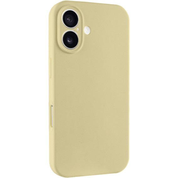 Чохол Silk Full Camera Protective (AA) NO LOGO для Apple iPhone 16 (6.1") Жовтий / Mellow Yellow