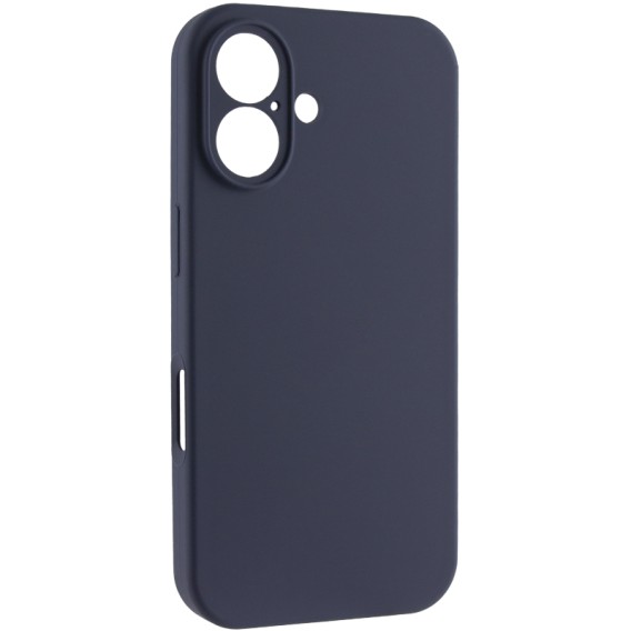 Чохол Silk Full Camera Protective (AA) NO LOGO для Apple iPhone 16 (6.1") Темно-синій / Midnight blue