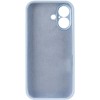 Чохол Silk Full Camera Protective (AA) NO LOGO для Apple iPhone 16 (6.1") Блакитний / Sweet Blue