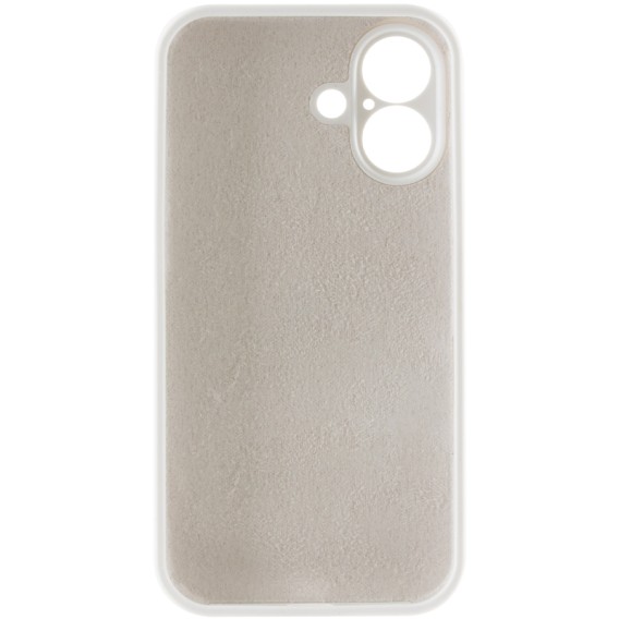 Чохол Silk Full Camera Protective (AA) NO LOGO для Apple iPhone 16 (6.1") Білий / White