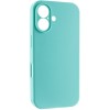 Чехол Silk Full Camera Protective (AA) NO LOGO для Apple iPhone 16 Plus (6.7") Бирюзовый / Marine Green