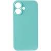 Чехол Silk Full Camera Protective (AA) NO LOGO для Apple iPhone 16 Plus (6.7") Бирюзовый / Marine Green