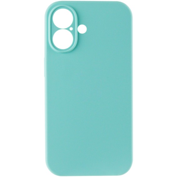 Чехол Silk Full Camera Protective (AA) NO LOGO для Apple iPhone 16 Plus (6.7") Бирюзовый / Marine Green