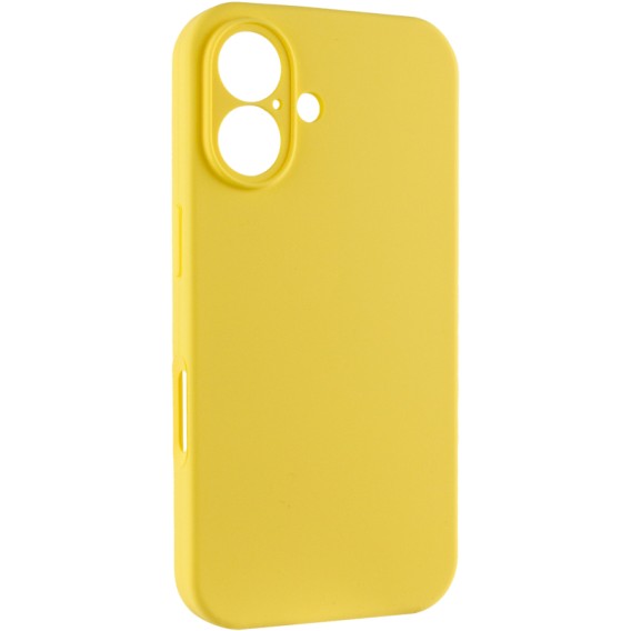 Чохол Silk Full Camera Protective (AA) NO LOGO для Apple iPhone 16 Plus (6.7") Жовтий / Yellow