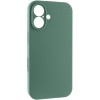 Чохол Silk Full Camera Protective (AA) NO LOGO для Apple iPhone 16 Plus (6.7") Зелений / Pine green