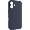 Чохол Silk Full Camera Protective (AA) NO LOGO для Apple iPhone 16 Plus (6.7") Темно-синій / Midnight blue