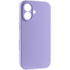 Чохол Silk Full Camera Protective (AA) NO LOGO для Apple iPhone 16 Plus (6.7") Бузковий / Dasheen