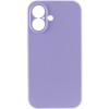 Чохол Silk Full Camera Protective (AA) NO LOGO для Apple iPhone 16 Plus (6.7") Бузковий / Dasheen