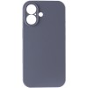 Чохол Silk Full Camera Protective (AA) NO LOGO для Apple iPhone 16 Plus (6.7") Сірий / Lavender Gray