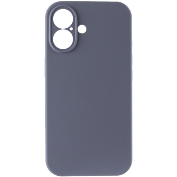 Чохол Silk Full Camera Protective (AA) NO LOGO для Apple iPhone 16 Plus (6.7") Сірий / Lavender Gray
