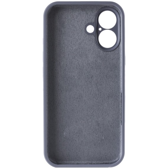 Чохол Silk Full Camera Protective (AA) NO LOGO для Apple iPhone 16 Plus (6.7") Сірий / Lavender Gray